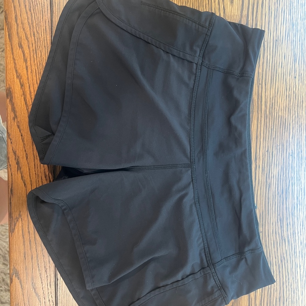 Lululemon Black Zippered Shorts